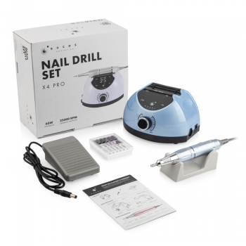 Фрезер для манікюру BUCOS Nail Drill X4 Pro Blue Ocean 65 Ватт, 35 000 об./мин.