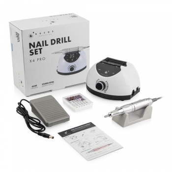 Фрезер для манікюру BUCOS Nail Drill X4 Pro White Pearl 65 Ватт, 35 000 об./мин.