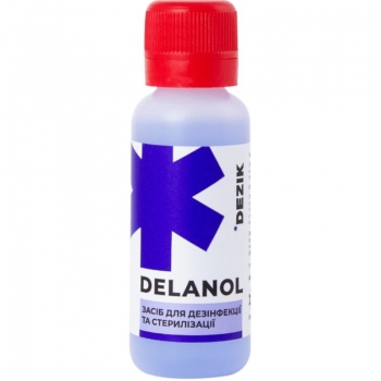DELANOL - засіб для дезінфекції, ПСО та стерилізації інструментів від Dezik, 20 мл