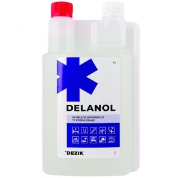 DELANOL - засіб для дезінфекції, ПСО та стерилізації інструментів від Dezik, 1 л